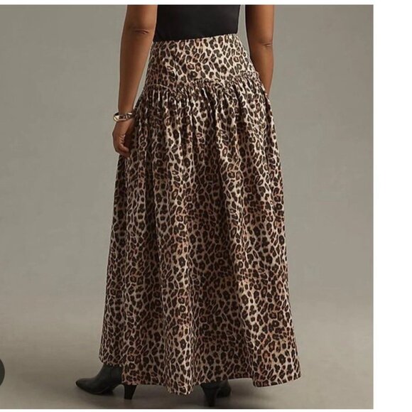 NWT Size L -  Mare Mare 100% Cotton Basque-Waist Maxi Skirt (NWT US$ 148) - Picture 12 of 16